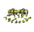 Pack RYOBI Combo 9 outils - 1 batterie 5.0Ah - 1 batterie 2.0Ah - 1 chargeur - R18CK9-252S