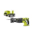 Pack RYOBI Scie sabre Brushless 18V OnePlus R18RS7-0 - 1 Batterie 2.5Ah - 1 Chargeur rapide RC18120-125