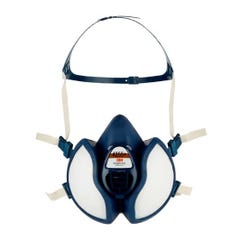 Demi-masque jetable à filtres intégrés 4251 A1P2R PHYTO - 3M - 7100113098 1