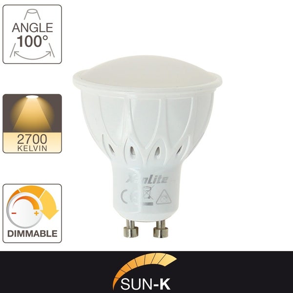 Ampoule LED Smart Lighting, culot GU10, 6,5W cons. (35W eq.), lumière blanc chaud 2