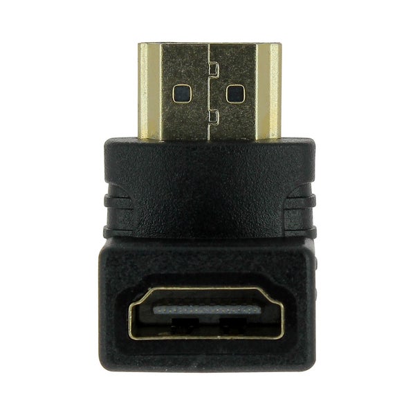 Adaptateur HDMI mâle / HDMI femelle (coudé 90°)