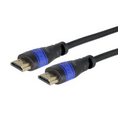 Câble Hdmi 4k Ultra Hd High Speed Noir Audio/vidéo Mâle/mâle 1,50 Mètre Gold - Sedea - 914511 0
