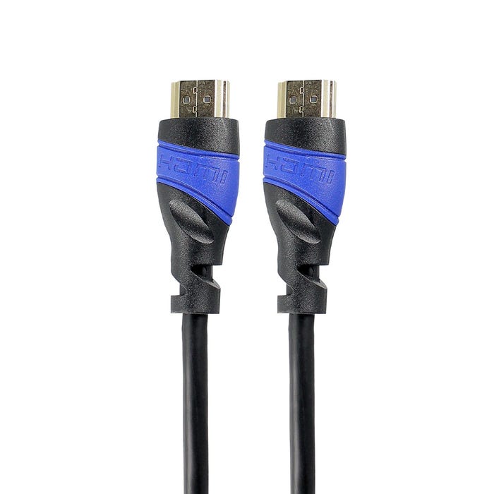 Câble Hdmi 4k Ultra Hd High Speed Noir Audio/vidéo Mâle/mâle 1,50 Mètre Gold - Sedea - 914511 1
