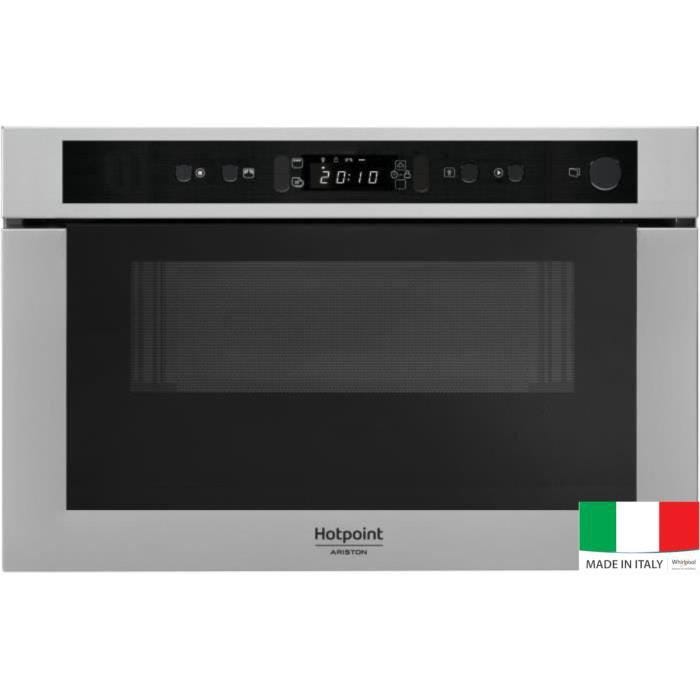 Micro-ondes encastrables 22L HOTPOINT 750W 59.5cm, WHIMN413IXHA 7