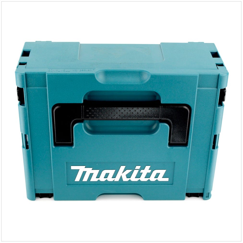 Makita DHP 482 RT1J - 18 V Li-Ion Perceuse visseuse à percussion sans fil avec coffret Makpac +1x Batterie BL 1850 5,0 Ah + 2