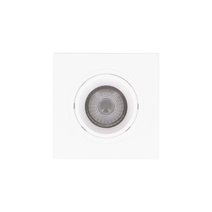 Xanlite - Spot GU10 50W 2700K Carré orientable Blanc IP20 - SP50CAB 4