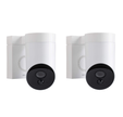 Lot de 2 caméras de surveillance SOMFY extérieure ip wifi, blanc