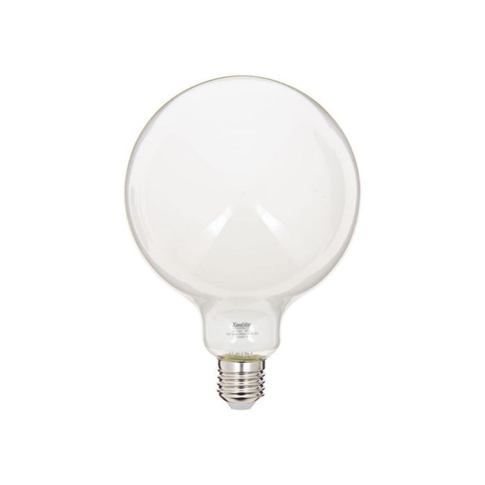 Xanlite - Ampoule LED G125 Opaque, culot E27, conso. 17W, 2452 Lumens, Blanc neutre - RFE2452BOCW 0