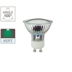Xanlite - Ampoule LED spot, culot GU10, 1W cons. (N.C eq.), lumière Lumière verte - MG18V 1