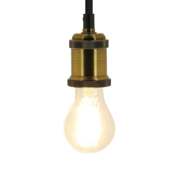 Lot x2 Ampoules à filament LED EDF, standard, culot E27, conso 8W eq. 75W, blanc chaud 4