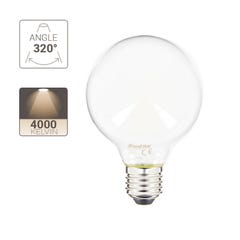 Xanlite - Ampoule LED G80 Opaque, culot E27, conso. 6,5W, 806 Lumens, Blanc neutre - RFE806B80OCW 4