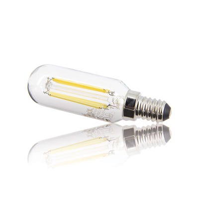 Ampoule à filament LED T26, culot E14, conso. 6,5W, Blanc neutre, Spéciale  hotte et frigo ❘ Bricoman