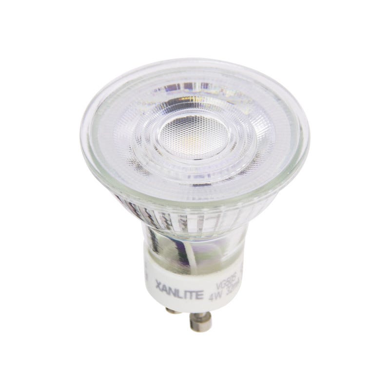 Xanlite - Lot de 2 ampoules LED spots au culot GU10, 5W cons. (50W eq.), lumière blanche neutre - PACK2VG50SCW 4
