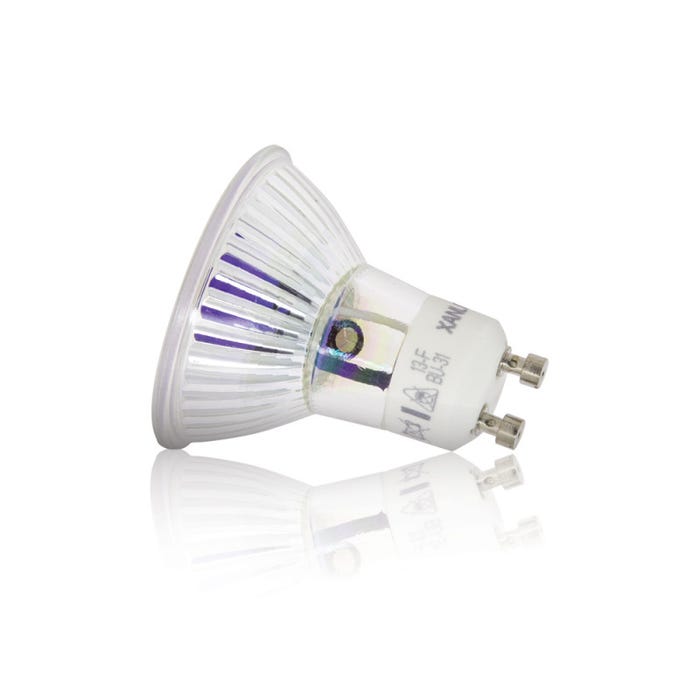 Xanlite - Lot de 2 ampoules LED spots au culot GU10, 5W cons. (50W eq.), lumière blanche chaude - PACK2VG50S 3