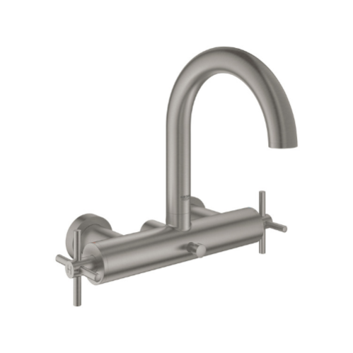 Grohe - Mélangeur bain douche Atrio, supersteel - acier mat