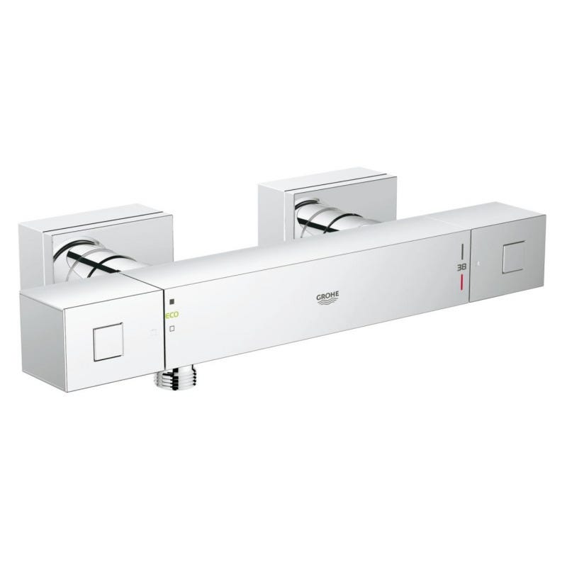 Grohe Grohtherm Cube Mitigeur thermostatique douche 1/2", Chrome (34488000) 0