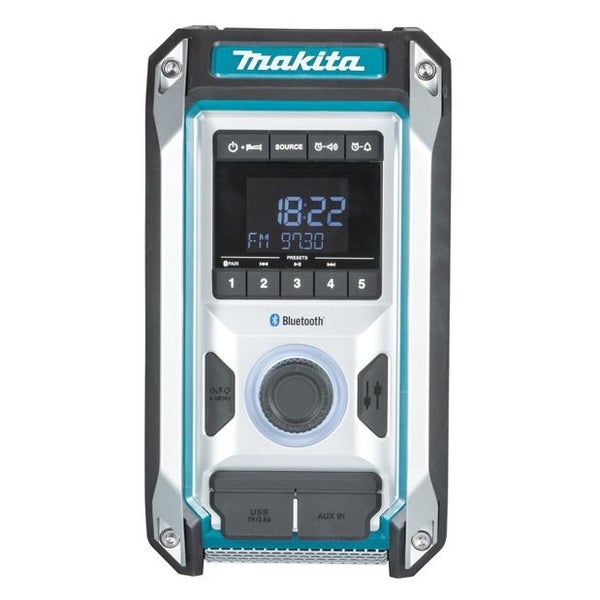 Makita Radio de chantier DMR116 10,8 à 18 V - FM/AM - Secteur ou batterie