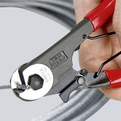 PINCE KNIPEX COUPE CABLE ACIER (3 mm) 1