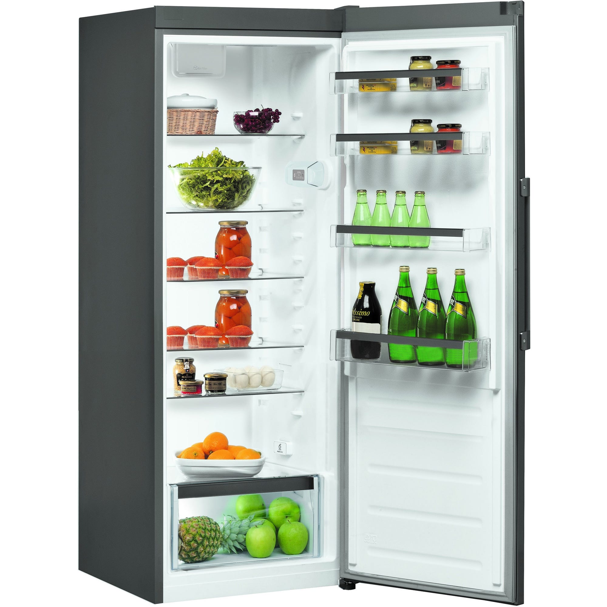 Réfrigérateurs 1 porte 321L Froid Brassé WHIRLPOOL 59.5cm E, SW 6 A 2 QX 2 1