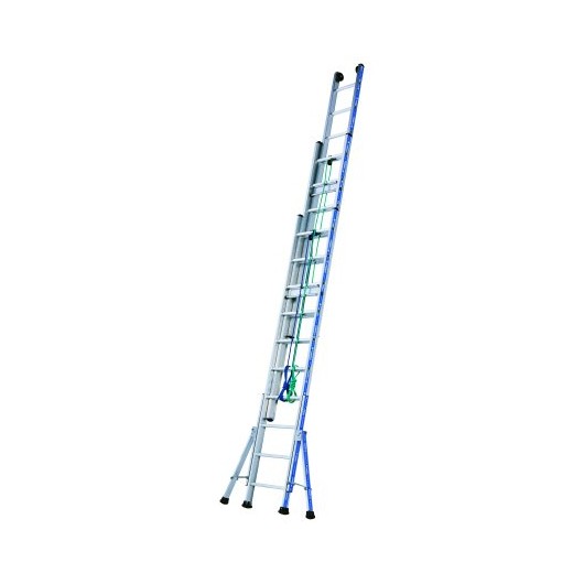 Tubesca - Echelle coulisse à corde 3x10 échelons hauteur d'accès 7,8 m - Platinium 300