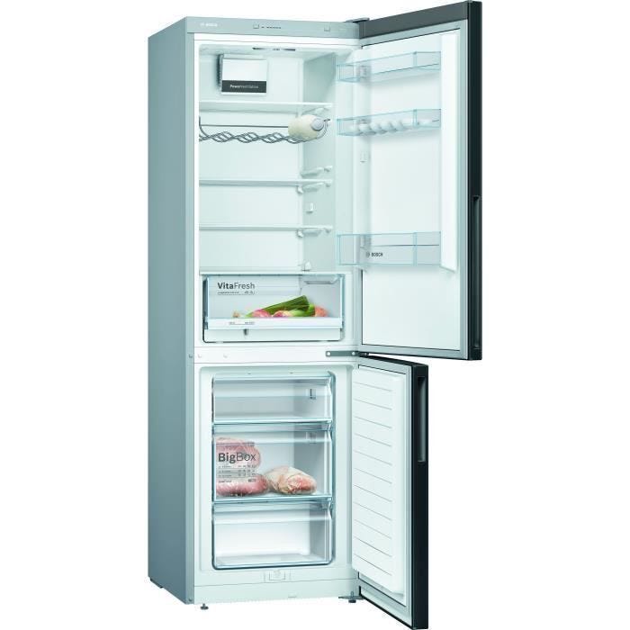 Réfrigérateurs combinés 214L Froid Brassé BOSCH 60cm E, KGV36VBEAS 0