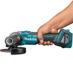 Meuleuse brushless MAKITA 18V 125mm - 2 batteries BL1850 5.0Ah - 1 chargeur rapide DC18RC DGA513RTJ 1