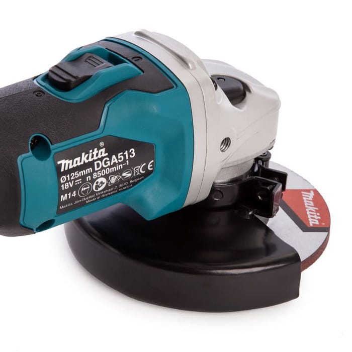 Meuleuse brushless MAKITA 18V 125mm - 2 batteries BL1850 5.0Ah - 1 chargeur rapide DC18RC DGA513RTJ 2