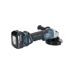 Meuleuse brushless MAKITA 18V 125mm - 2 batteries BL1850 5.0Ah - 1 chargeur rapide DC18RC DGA517RTJ 4