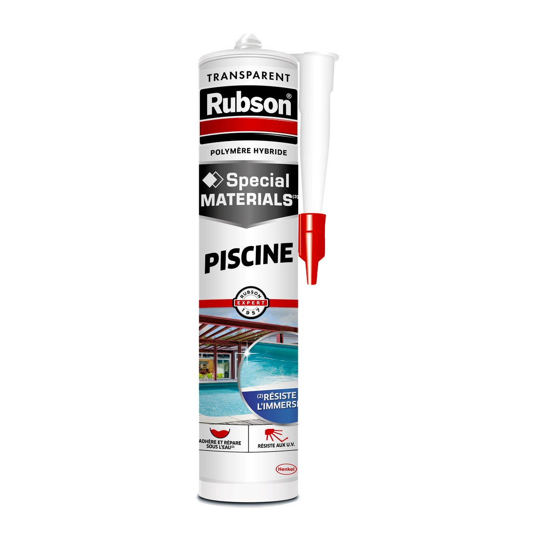 RUBSON Mastic polymère Extrême Piscine cartouche 280ml 0