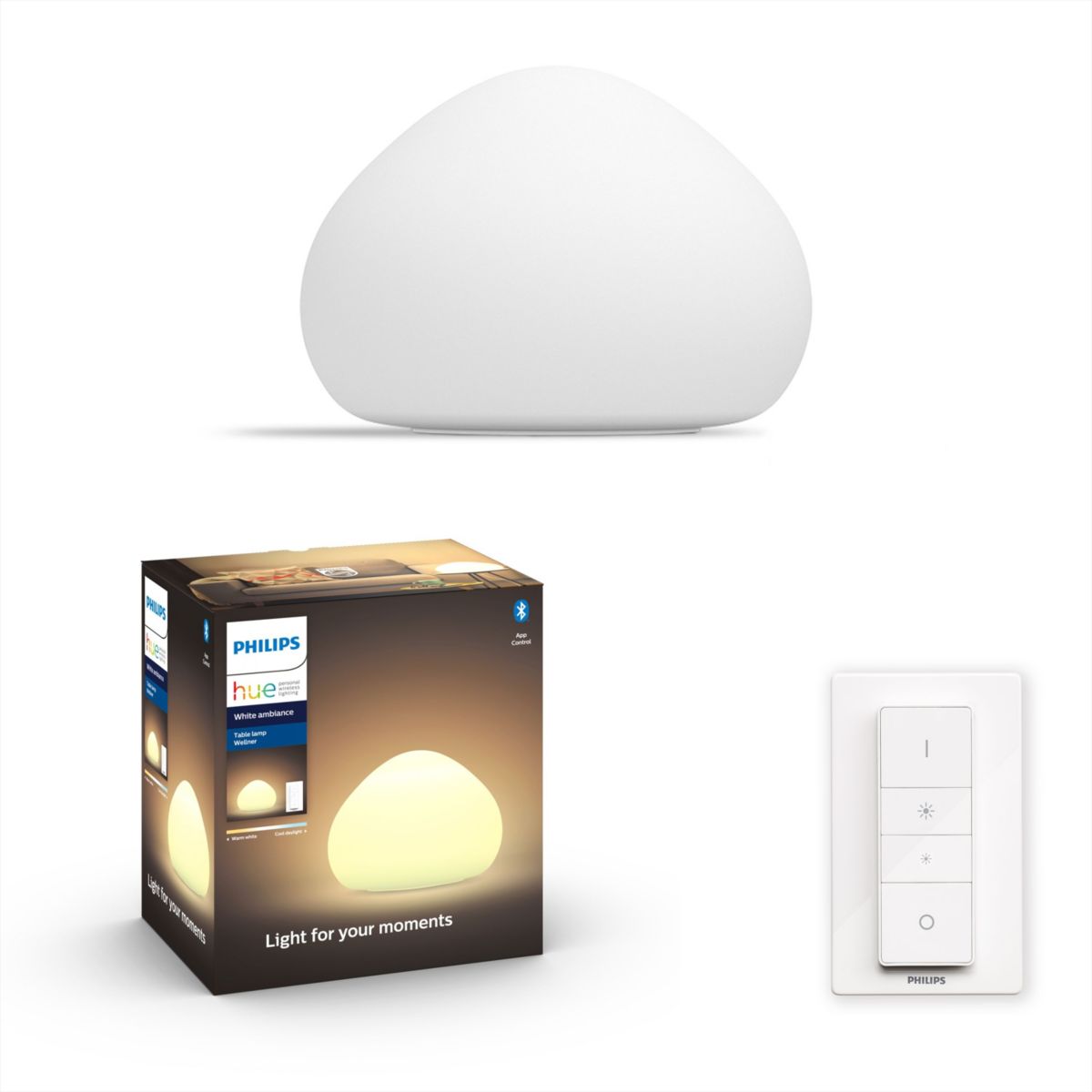 Lampe connectée PHILIPS Hue Wellner +tlc