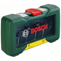 Bosch Accessories 2607019464 Jeu de fraises Carbure de tungstène Longueur 188 mm Diamètre de tige 6 mm 2