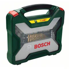 Set mixte percage - vissage Bosch - Coffret X-Line Titane de forets et dembouts de vissage, 100 pieces 2
