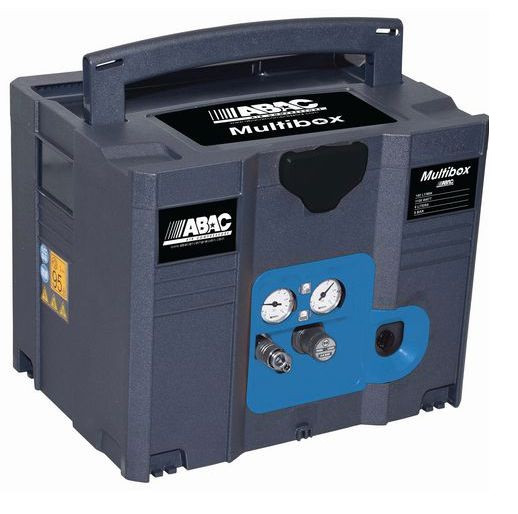 Abac - Compresseur sans huile MULTIFONCTION en Box 6l 160L/min 9.6m3/h 8 bar - MULTIBOX ABAC