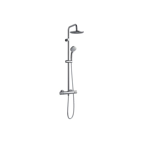 Ideal Standard - Colonne de douche thermostatique avec tête de douche et douchette - CERATHERM 100 Ideal standard
