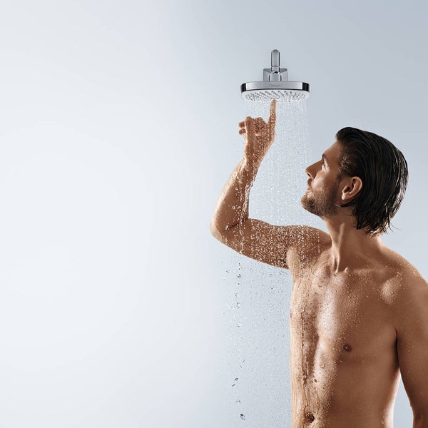 Système pour douche encastrée avec mitigeur thermostatique Ecostat E Croma Select E Hansgrohe 5