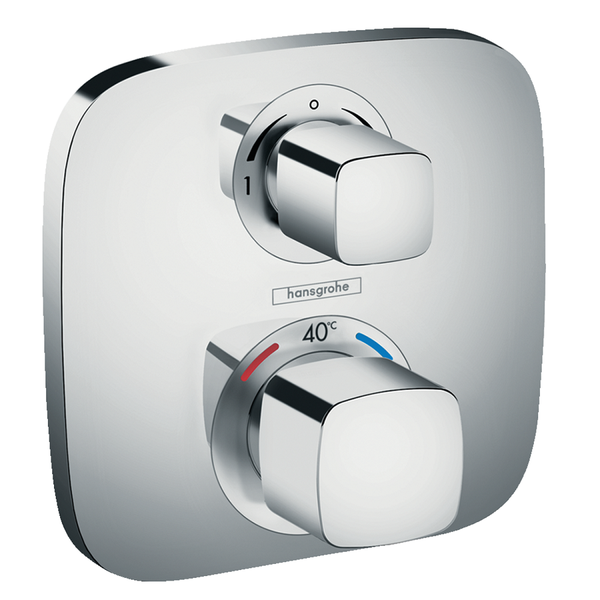 Système pour douche encastrée avec mitigeur thermostatique Ecostat E Croma Select E Hansgrohe 4