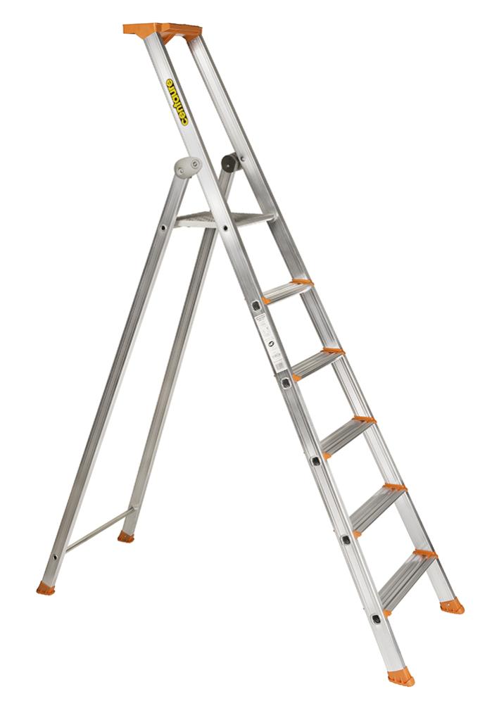 Centaure - Escabeau aluminium professionnel 6 marches hauteur d'accès maxi 3,35 m - PRO 54