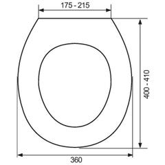 Abattant WC Compact RETILITH blanc avec couvercle - OLFA - 7EU00010306B 2