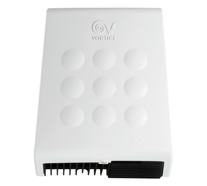 Vortice - Sèche-mains Automatique 2000 W 170 M3/h Coque En Abs Avec Filtre Anti-poussière - Optimal Dry