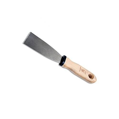 Couteau de peintre lame acier et manche en bois ECO 4840 NESPOLI GROUP 8 cm 1