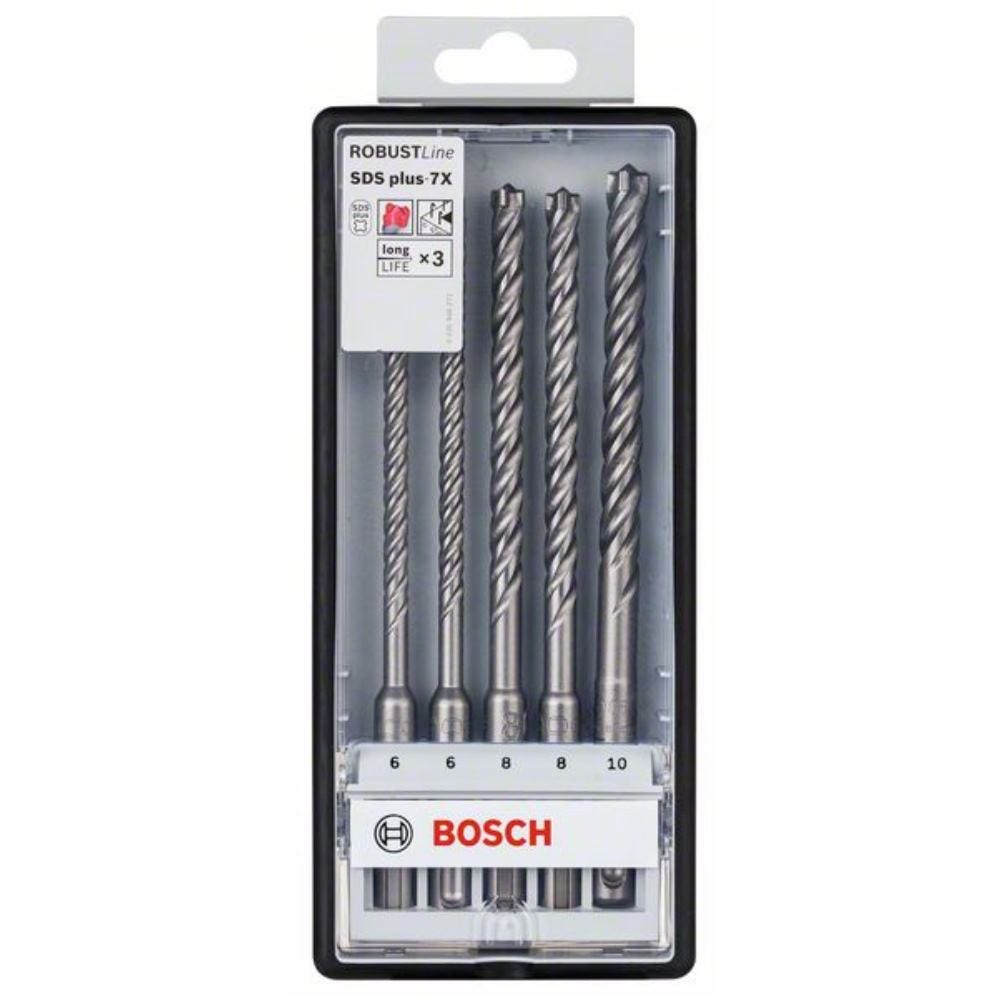 BOSCH - Coffret de 5 forets SDS Plus 7X 6 à 10 mm - 2608576200 5