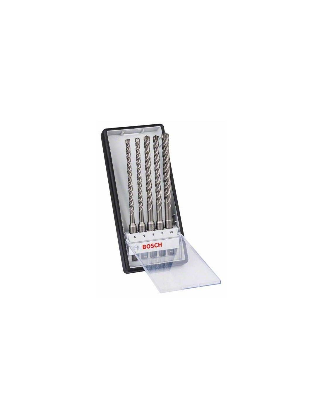 BOSCH - Coffret de 5 forets SDS+ 7X 6 à 10 mm - 2608576200