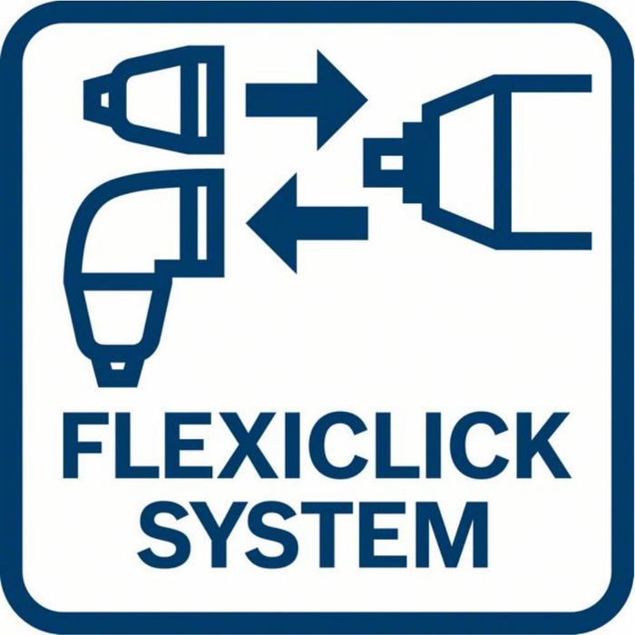 Adaptateur Flexiclick Gfa 18-w - Renvoi D'angle Pour Gsr 18v-60 Fc - 1600a013p7 - Bosch 1