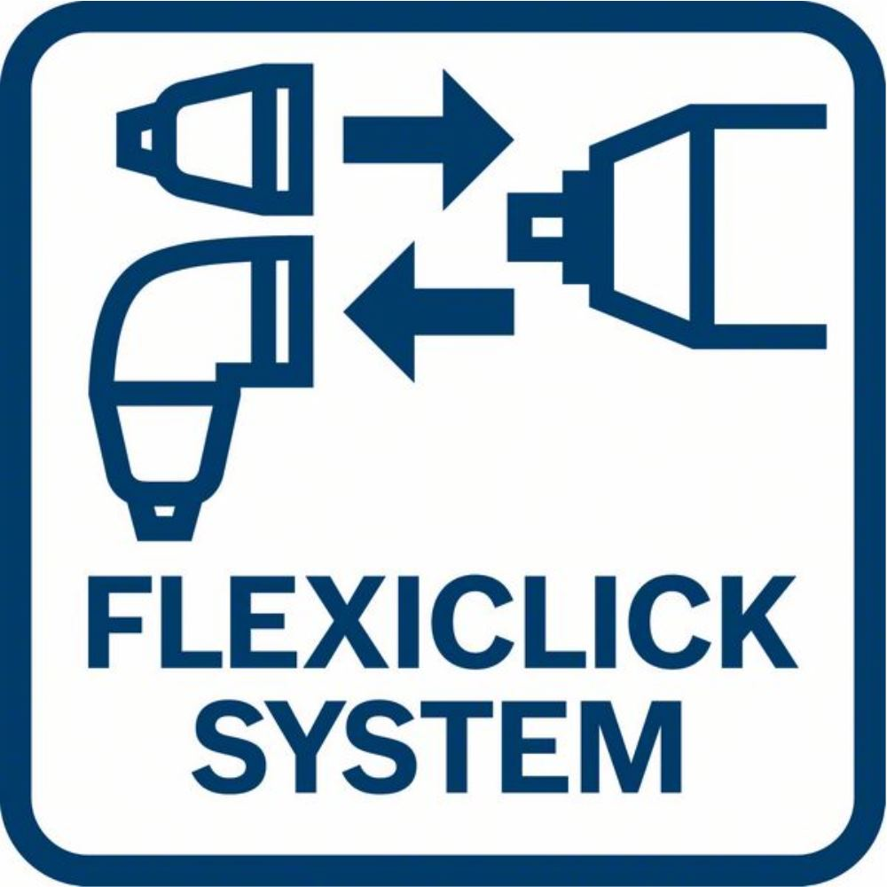 Adaptateur Flexiclick Gfa 18-m - Mandrin Métal Pour Gsr 18v-60 Fc - 1600a013p6 - Bosch 1