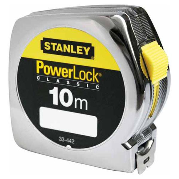 Mètre Powerlock Classic STANLEY - 10 m x 25 mm -1-33-442