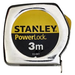 Mètre ruban 3mx19mm 'Powerlock Classic Métal' - STANLEY - 1-33-041 1