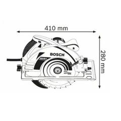 Bosch - Scie circulaire 235mm 2200W+ Coffret Lboxx - GKS 85 G Bosch Professional 1