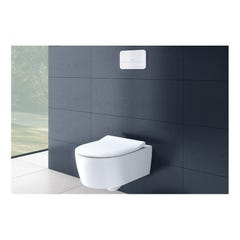 WC lavable mural Villeroy &, Boch Avento, avec siège de WC Combi-Pack 5656RS, DirectFlush, mural, Coloris: Blanc 3