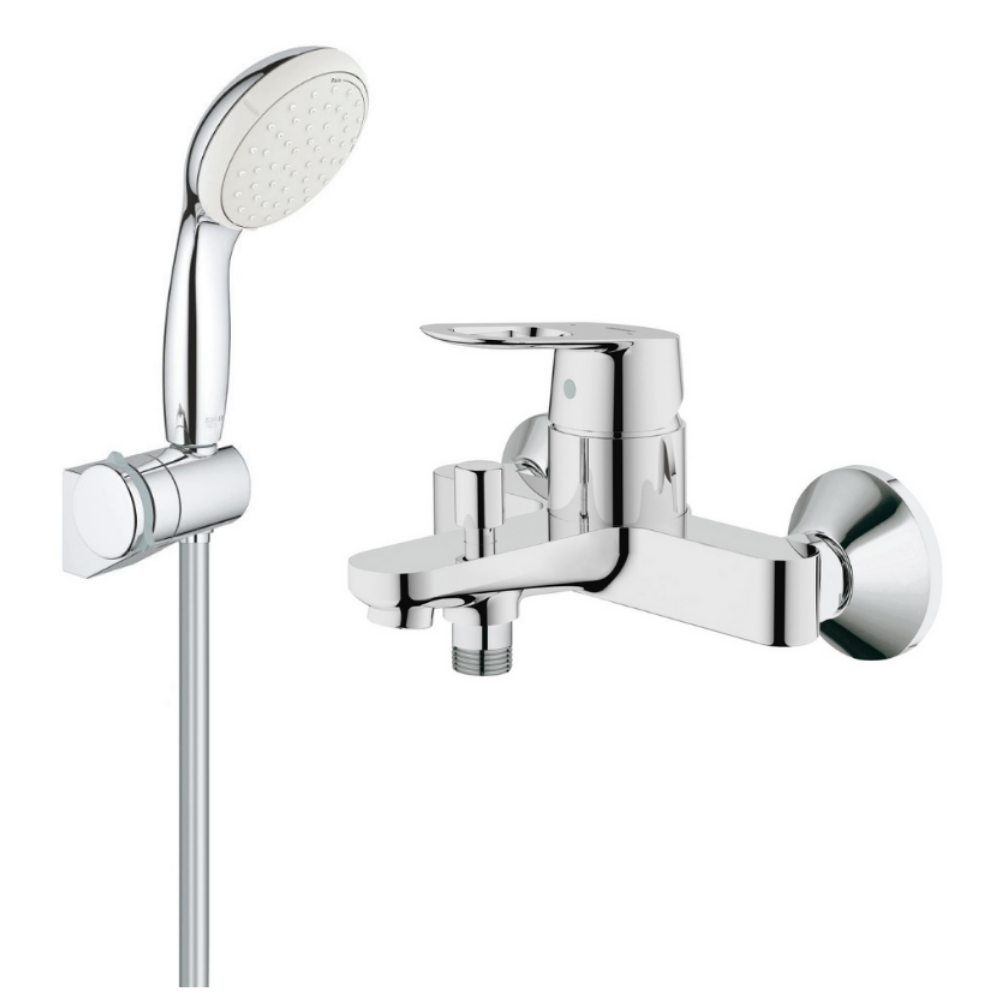 Mitigeur bain Bauloop + douchette Tempesta