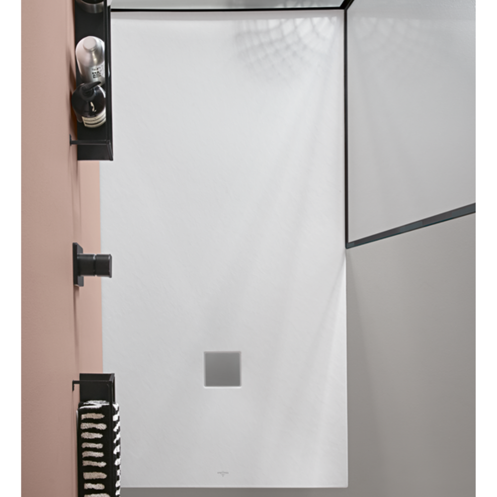 Receveur de douche rectangulaire PLANEO STONE WHITE - Receveur de douche PLANEO STONE WHITE-Dimensions:900x1200. 5